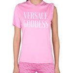 Versace Versace Goddess T-Shirt PINK, Versace