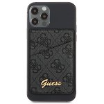 Suport Card Magnetic Guess 4G Triangle Logo Gri