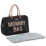 Geanta de infasat Childhome Mommy Bag Negru, Childhome