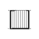 Poarta de siguranta pentru copii, Noma, Metal, 74,5 x 3,5 x 72 cm, Negru