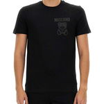 Moschino MOSCHINO "TEDDY MESH" T-SHIRT BLACK, Moschino