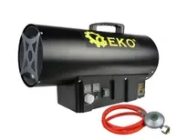 Incalzitor industrial pe gaz cu termostat 40KW + furtun si reductor Geko G80412