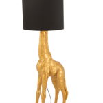 Lampadar Giraffe, Rasina, Negru Auriu, 53x33.5x179 cm, Jolipa