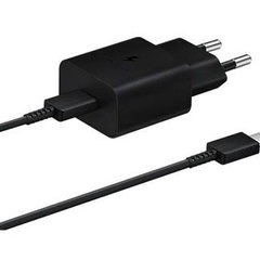 Incarcator Retea cu Cablu USB-C Samsung, 15W, 2A, 1 x USB-C, Negru EP-T1510XBEGEU, Samsung