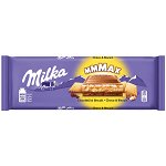 Ciocolata biscuit Milka cu lapte din Alpi Schoko & Keks 300 g