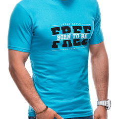Tricou cu decolteu la baza gatului si imprimeu, EDOTI Tricou cu decolteu la baza gatului si imprimeu, EDOTI
