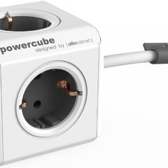 Priza Allocacoc Power Cube Extended Grey