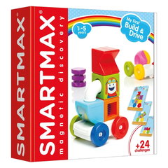 Joc magnetic Smart Max, My First Build & Drive, Primul meu proiect, 8 piese, Smart Games