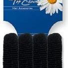 Set 4 elastice de par negre, Top Choice TC22531, Top Choice