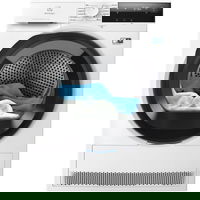 Electrolux Uscator de rufe Electrolux EW7D385AE, Pompa de caldura, 8 kg, Clasa C, Sistem uscare DelicateCare + Sensicare, Motor Inverter, Iluminare interioara tambur, Usa reversibila, Alb, Electrolux