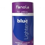 Fanola Pudra decoloranta profesionala cu pigment albastru 7 tonuri No Yellow Blue Compact Powder 450g, Fanola