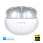 Casti HUAWEI FreeBuds 6i, True wireless, Bluetooth, In-ear, Microfon, Noise Cancelling, White