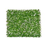 Panou decorativ Ibergarden, 200x4x100 cm, plastic, verde deschis, Ibergarden