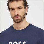 BOSS tricou de plajă culoarea turcoaz, cu model 50491706, Boss