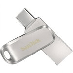 Memorie USB Sandisk Ultra Luxe Dual Drive 256GB USB 3.1/USB Type-C Metal