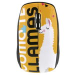 Mouse wireless TNB Lama MWXLAMA, Optic, USB, Yellow