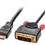 CABLU MINI HDMI LA DVI-D 3M, LINDY L41178
