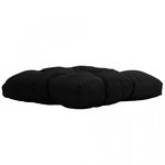 vidaXL Pernă de paleți, negru, 50x50x12 cm, material textil, vidaXL