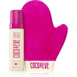Coco & Eve Sunny Honey Ultimate Glow Kit spumă auto-bronzantă cu mănușă aplicatoare Dark, Coco & Eve