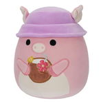 Jucarie de plus SQUISHMALLOWS Squad 18 - Peter SQ185382O, 3 ani+, roz-mov