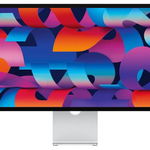 Monitor APPLE Studio Display mmyx3z/a, 27" 5K Retina, WebCam 12MP, Standard Glass, Nano-Texture Glass, VESA Mount Adapter (Stand not included), argintiu