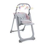 Scaun de masa Chicco Polly Magic Relax, Roz, 0 luni+