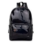 Rucsac holographic, casual sau pentru scoala, pentru femei sau fete, negru, OEM