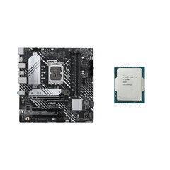 Placa de baza Second Hand Asus PRIME B660M-A D4, Socket LGA1700, mATX, Shield, Cooler + Procesor Intel Core i5-12400 2.50 - 4.40 GHz, 18MB Cache, ASUS