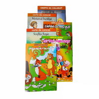 Carte de colorat cu poveste, 6 povesti in set, En-gross,