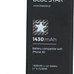 Baterie AKKU, Blue Star, pentru iPhone 4s, 1430mAh HQ