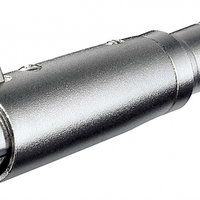 Conector XLR 3 pini la jack 6.35mm mono M-M, Goobay G27453, Goobay