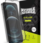 Folie sticla securizata Ringke 3D Premium Invisible Screen Defender compatibila cu Apple iPhone 12 Pro Max