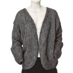 Pulover gri din mohair, 1