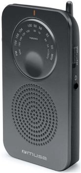 Radio portabil Muse M-01 RS, FM/MW (Negru), Muse
