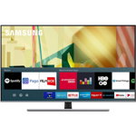 Televizor Smart QLED, Samsung QE65Q70T, 163 cm, Ultra HD 4K, Clasa G