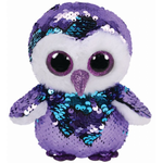 Plus TY 24 cm Boos bufnita Moonlight cu paiete
