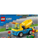 LEGO City - Autobetoniera 60325, 85 de piese, Lego