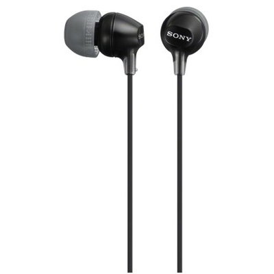 Casti In-Ear Sony MDR-EX15LPB, Cu fir, Negru
