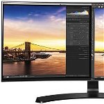 Monitor IPS LED LG 34" 34UC88-B, WQHD (3440 x 1440), HDMI, DisplayPort, 5 ms, Boxe, Ecran Curbat (Negru)