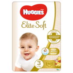 Huggies Scutece Elite Soft Jumbo Nr.3, 5-9kg, 40 bucati , HUGGIES