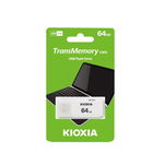 Memorie USB 2.0 Kioxia, flash drive, 64 GB, USB Type-A, alb, 