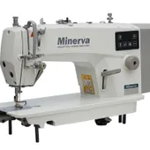 Masina de cusut industriala liniara, Minerva M5550JDE, 3000 Imp/Min, 550W, Alb