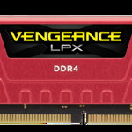 Memorie RAM Corsair Vengeance LPX Red, DIMM, DDR4, 16GB (2x8GB),