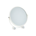 Oglinda cosmetica de masa, Metal White, Ø 18,5 cm