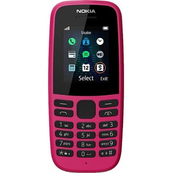 Telefon mobil Nokia 105 (2019), Dual Sim (Roz)