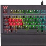 Tastatura Gaming Tt eSPORTS by Thermaltake Premium X1 RGB Cherry MX Silver Mecanica, Thermaltake