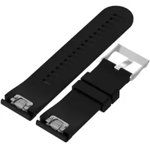 Curea ceas Smartwatch Garmin Fenix 7 / 6 / 5 Plus / 5, 22 mm Silicon iUni Black