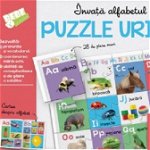  Invata alfabetul. Puzzle urias (28 de piese mari) , Litera