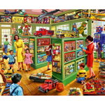 Puzzle Bluebird - Steve Crisp: Toy Shop Interiors, 1.000 piese (70324-P), Bluebird