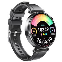 Ceas Smart XO-GT4 Mini, Apeluri Bluetooth, Ecran Amoled 1.32”, Baterie 200mAh, Curea subtire din Silicon, Gri